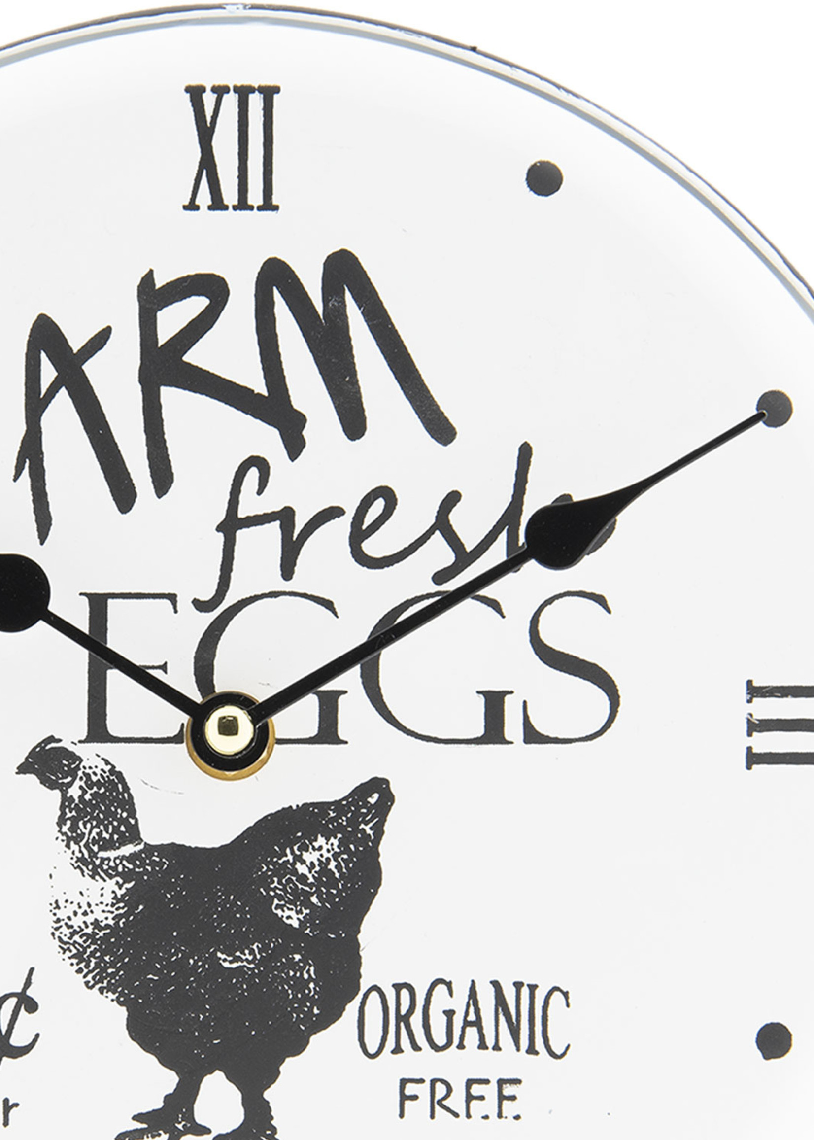 Clayre & Eef Wandklok Ø 23*4 cm / 1*AA 6KL0530