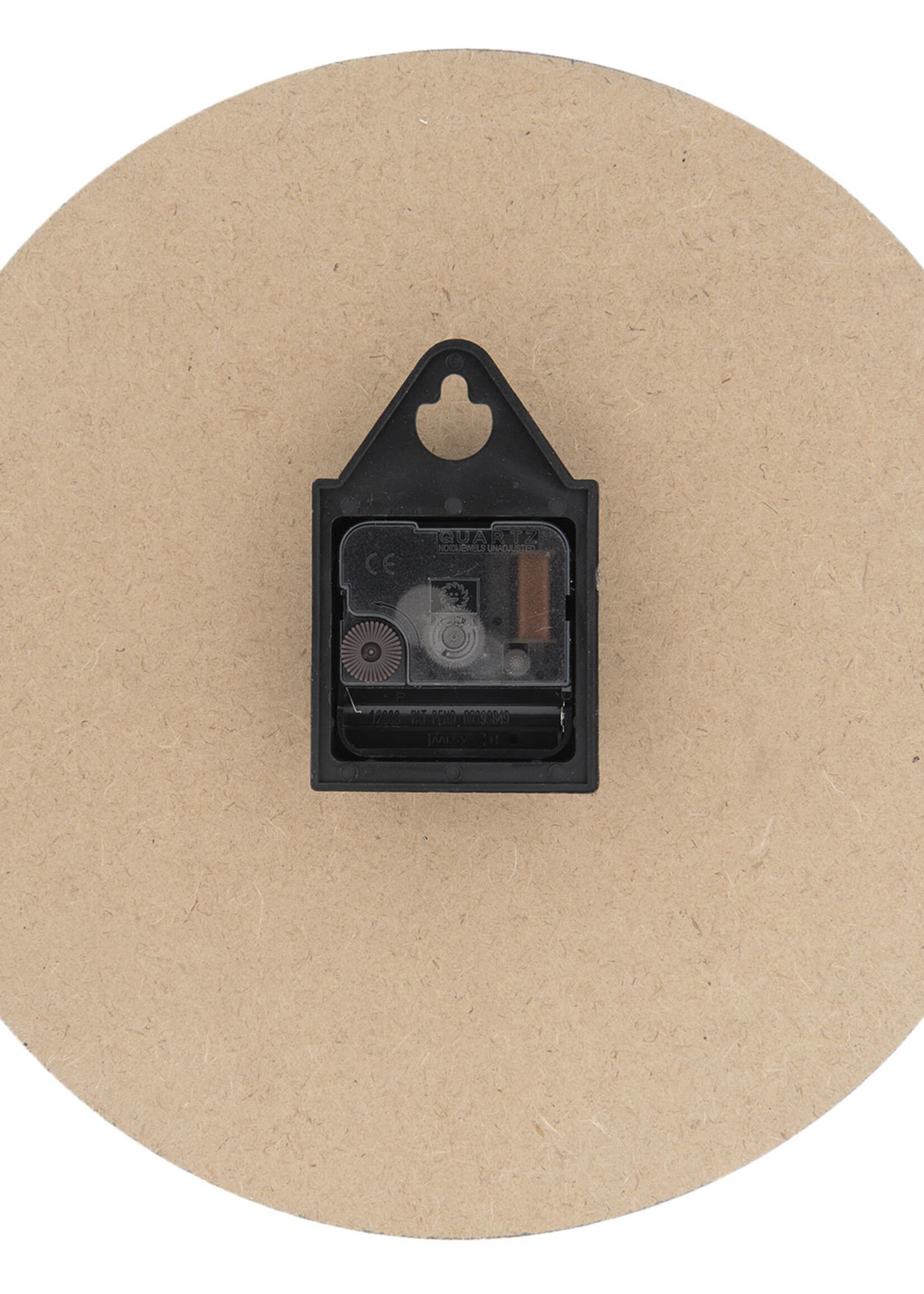 Clayre & Eef Horloge murale Ø 29*4 cm / 1*AA 6KL0534