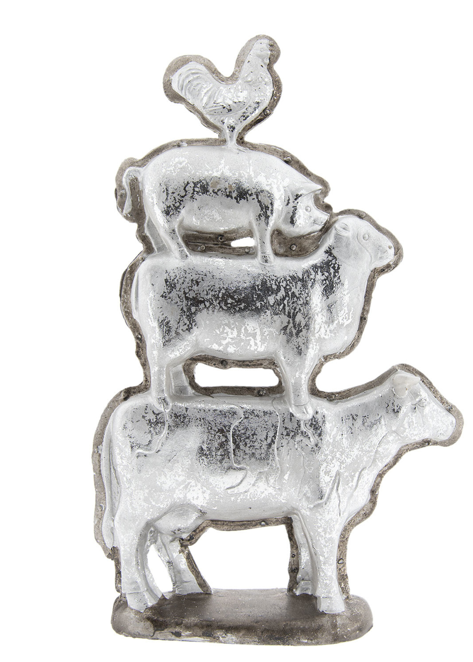 Clayre & Eef Décoration animaux 30*8*47 cm 6PR2353