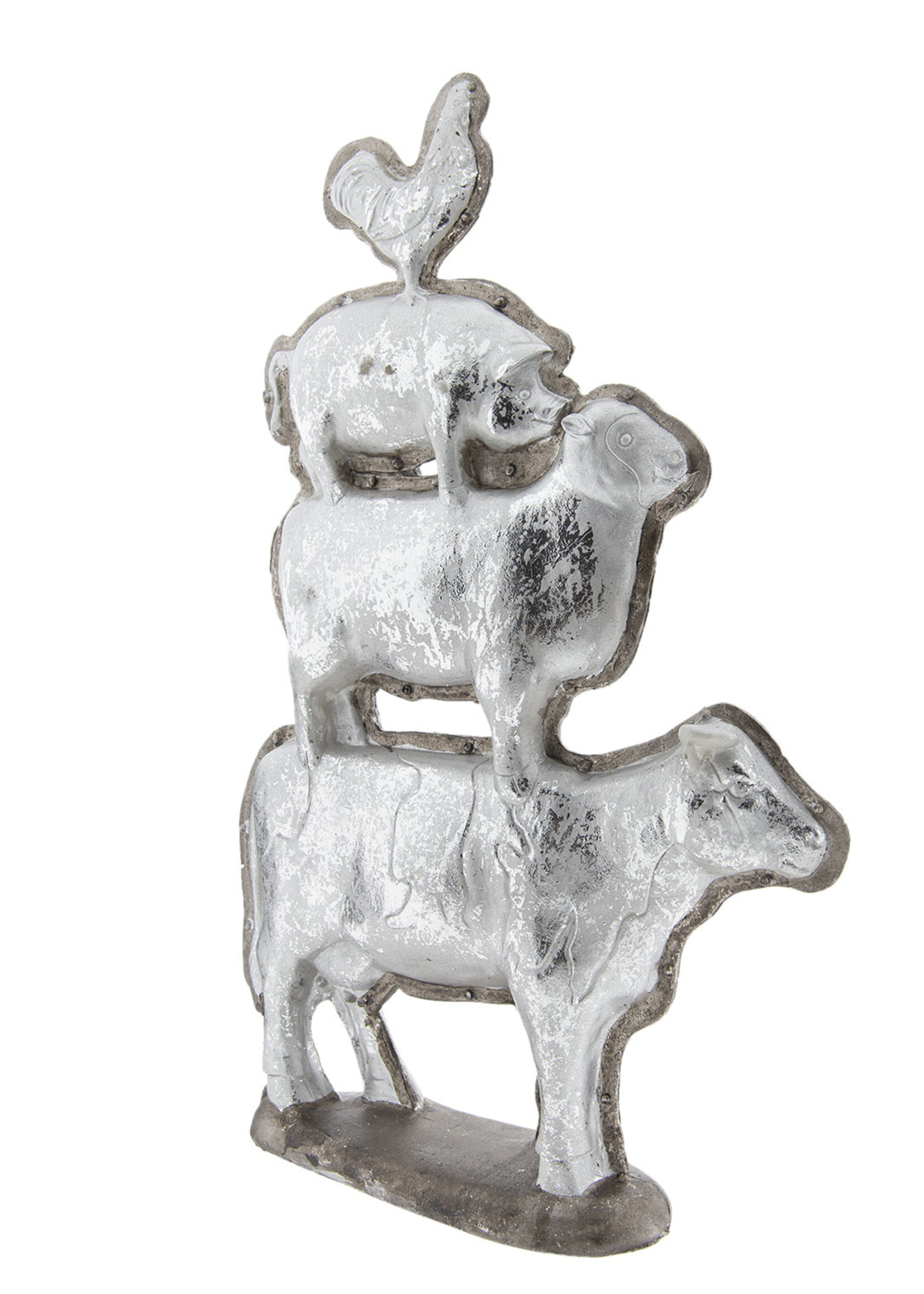 Clayre & Eef Decoratie dieren 30*8*47 cm 6PR2353