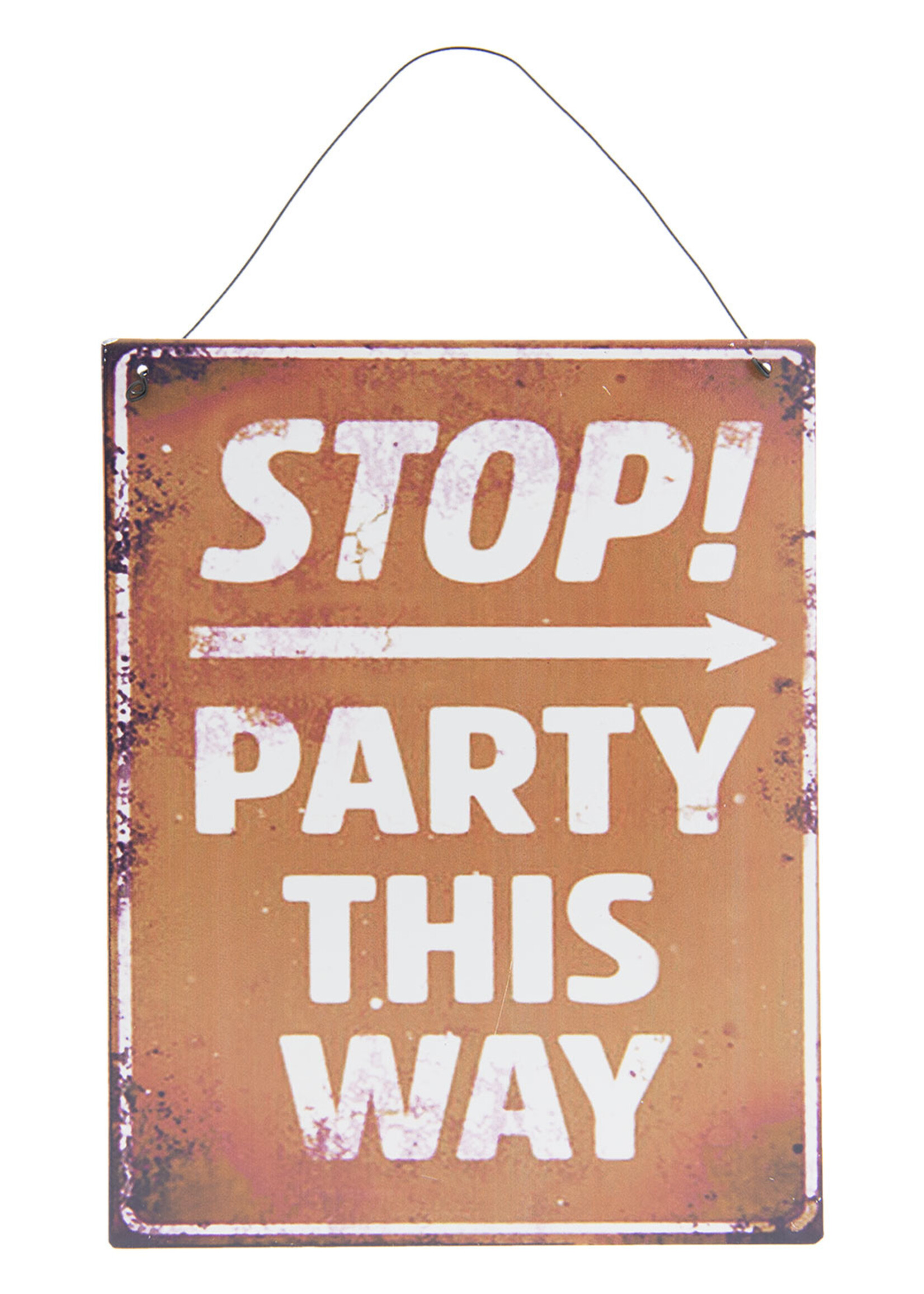 Clayre & Eef Tekstbord 19*24 cm 6Y3190