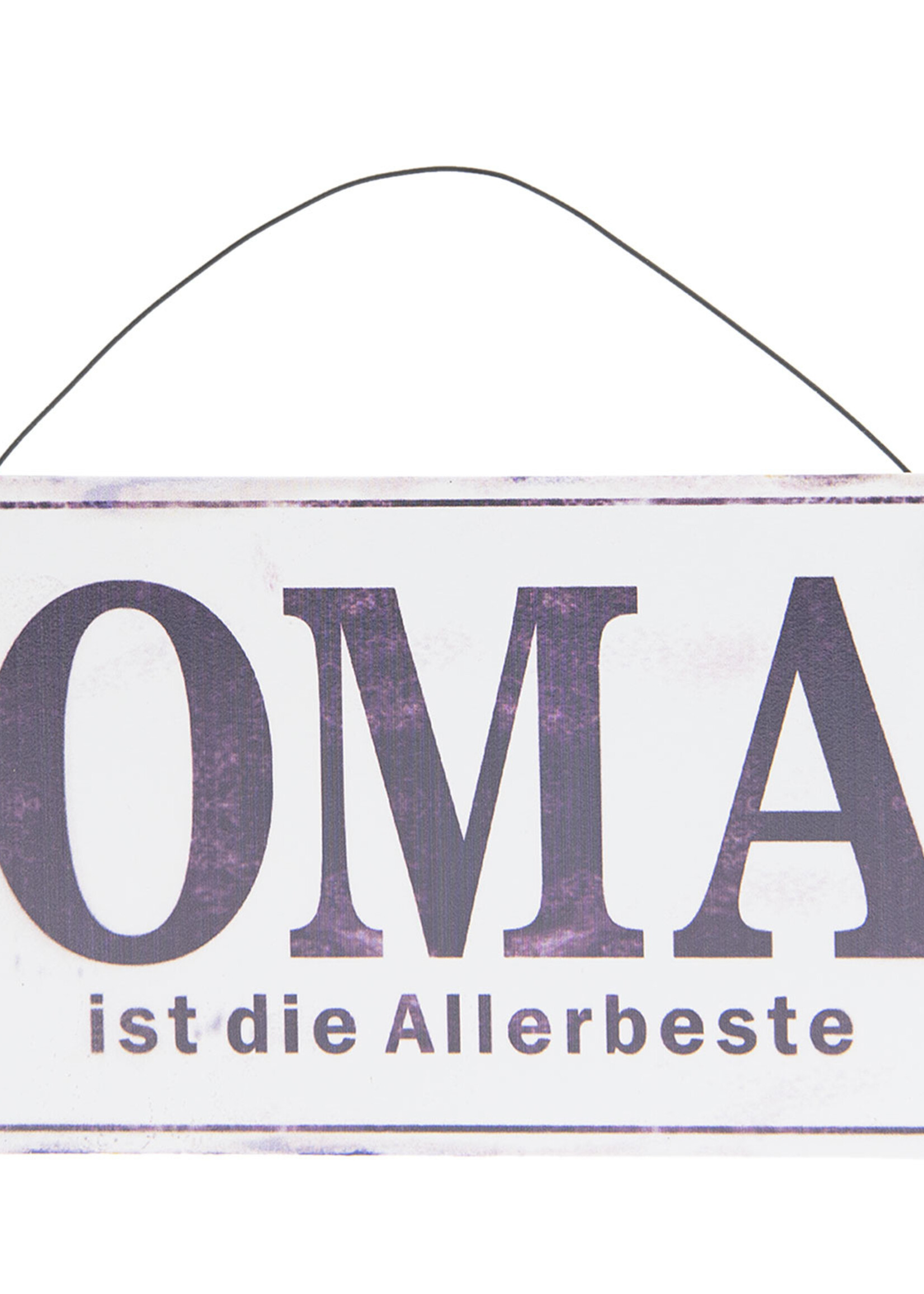 Clayre & Eef Tekstbord 17*10 cm 6Y3192