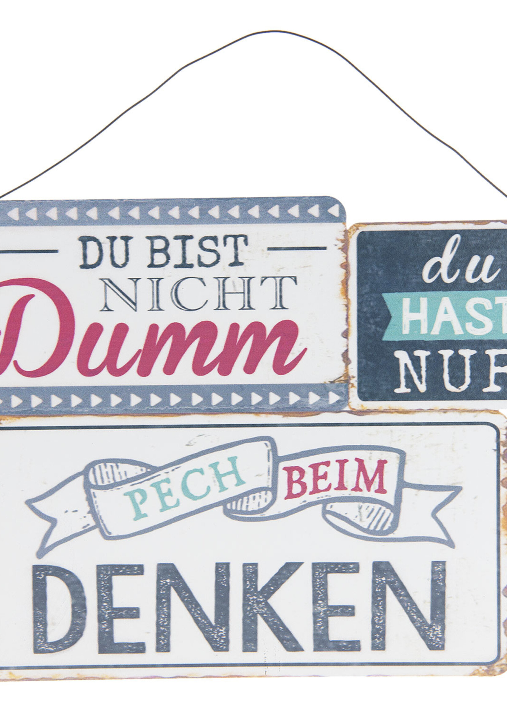 Clayre & Eef Plaque décorative 23*18 cm 6Y3194