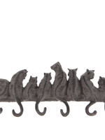 Clayre & Eef Portemanteau chats 36*5*16 cm 6Y3207