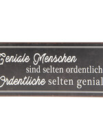 Clayre & Eef Plaque décorative 30*13 cm 6Y3251