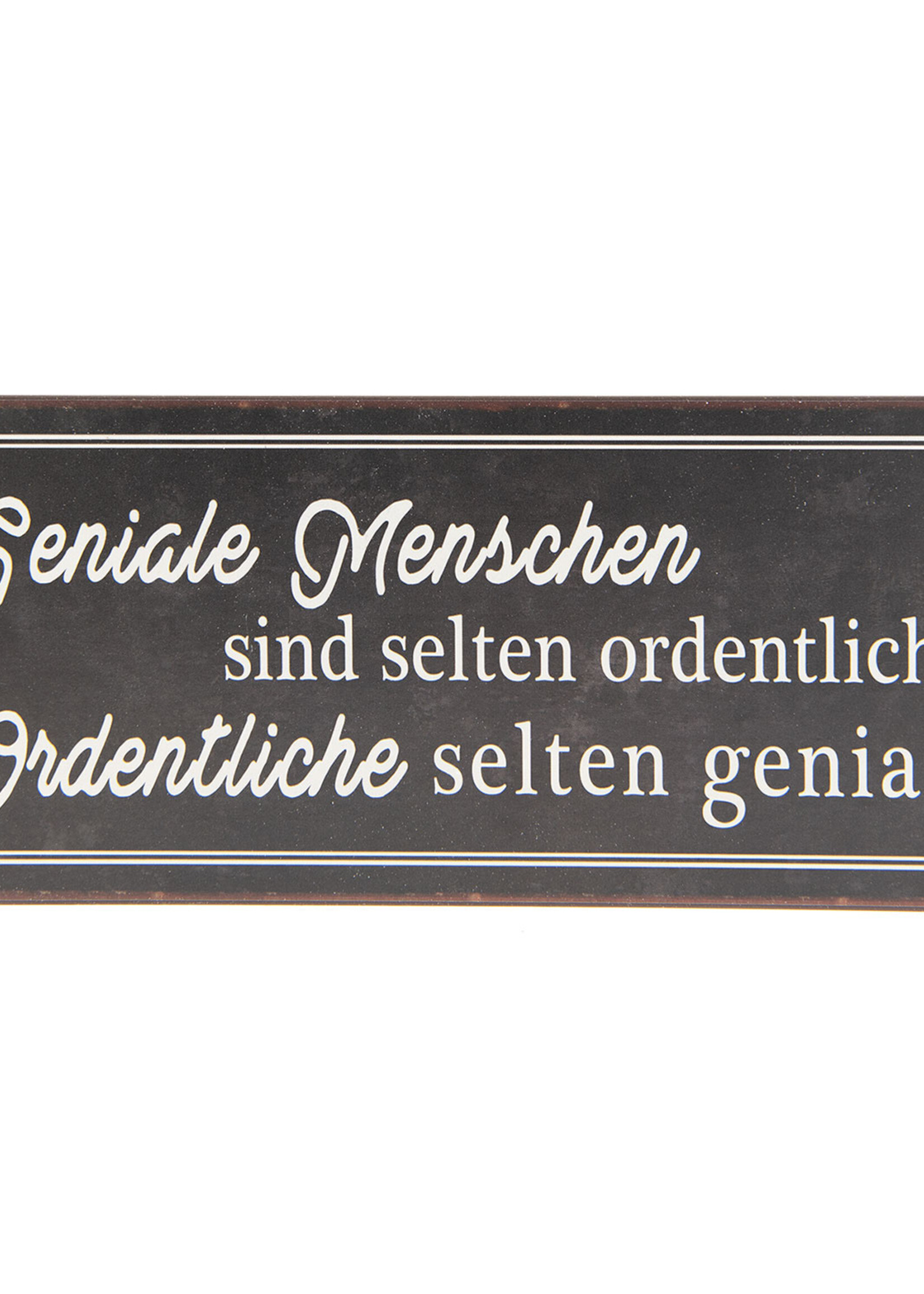 Clayre & Eef Plaque décorative 30*13 cm 6Y3251