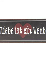 Clayre & Eef Tekstbord 30*13 cm 6Y3258D