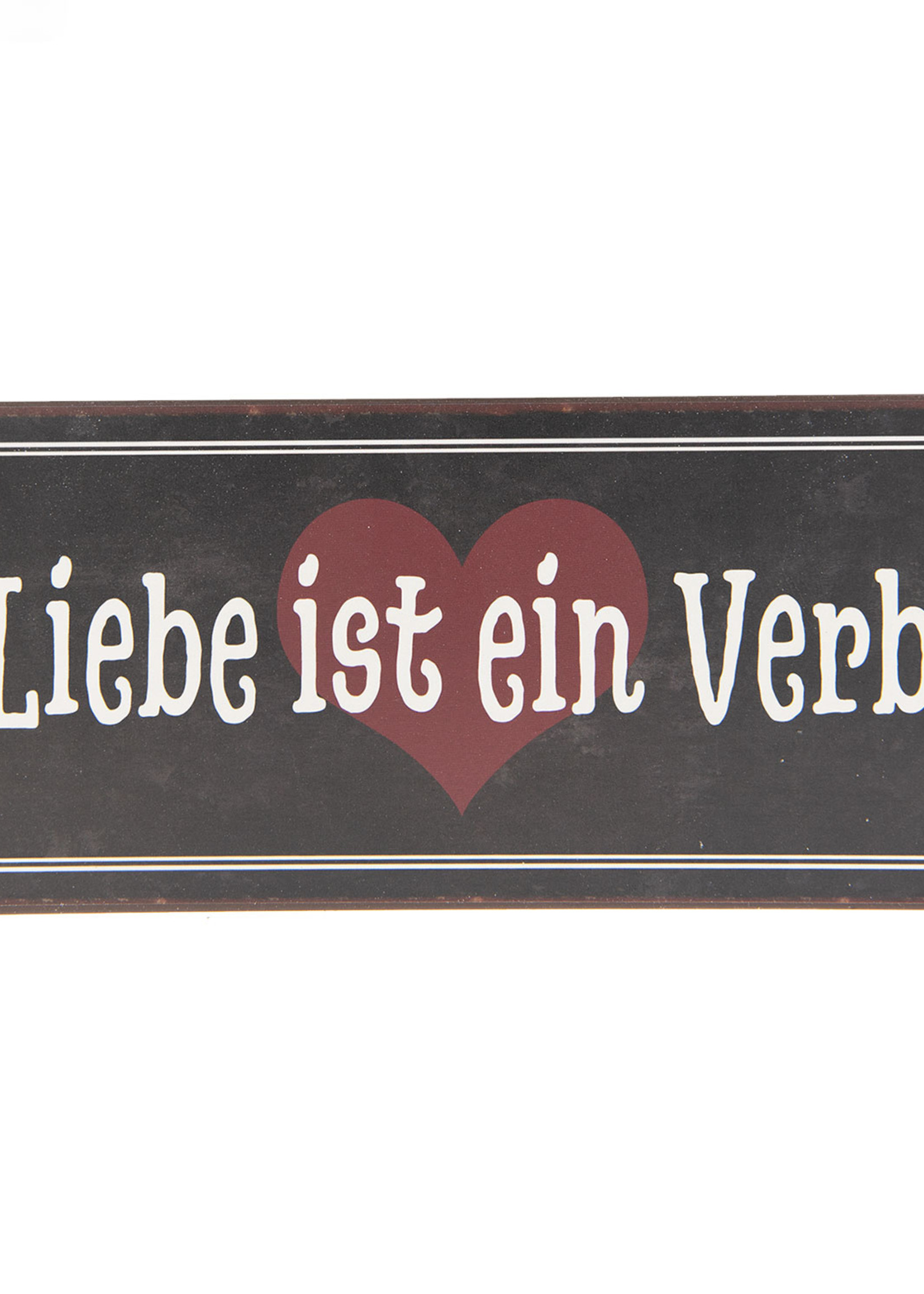 Clayre & Eef Tekstbord 30*13 cm 6Y3258D