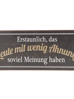 Clayre & Eef Tekstbord 30*13 cm 6Y3261