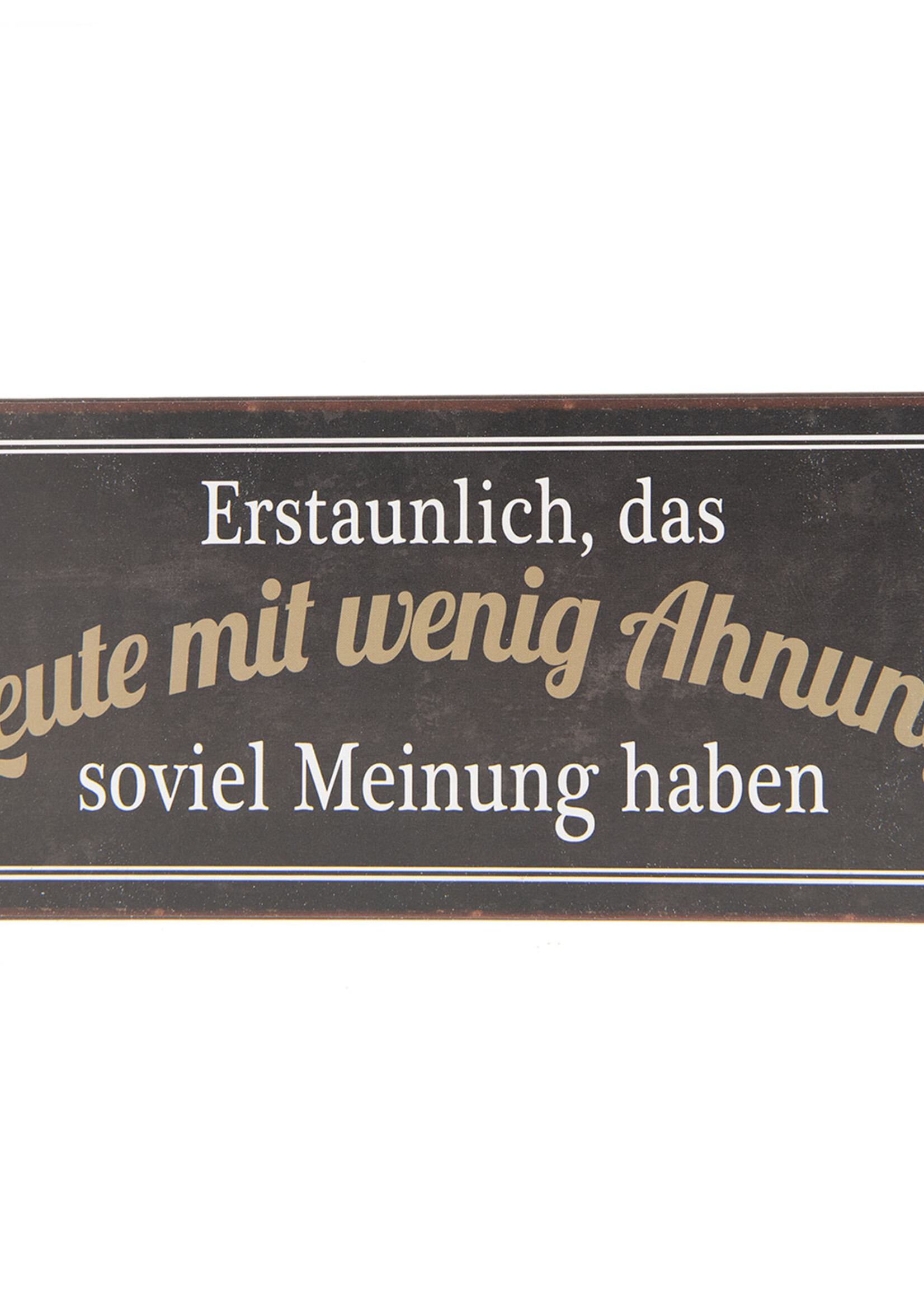 Clayre & Eef Tekstbord 30*13 cm 6Y3261