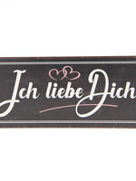 Clayre & Eef Plaque décorative 30*13 cm 6Y3266D
