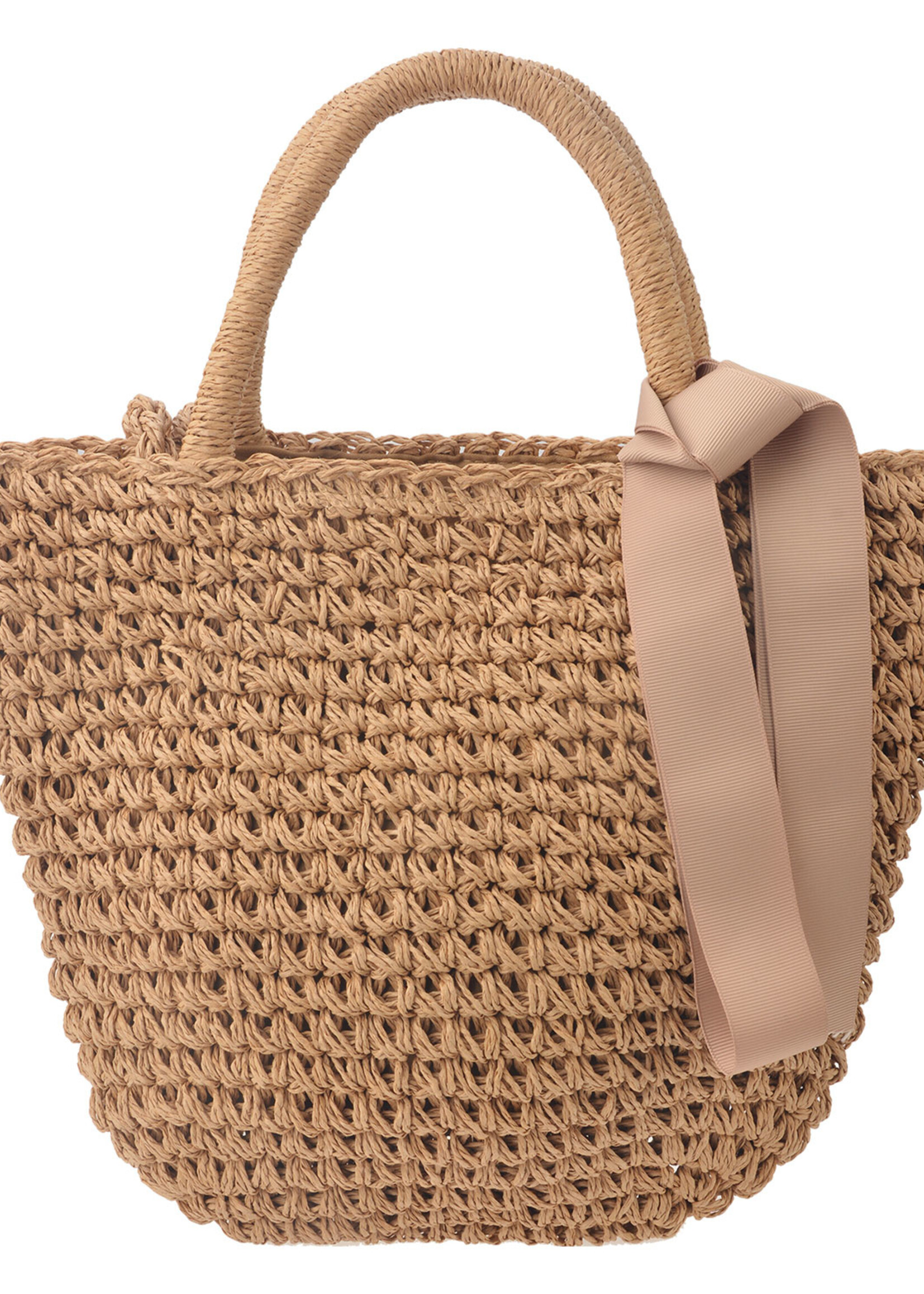 Clayre & Eef Tas 31*21*10 cm beige JZBG0167