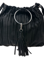 Clayre & Eef Tas 30*28*12 cm zwart JZBG0168Z