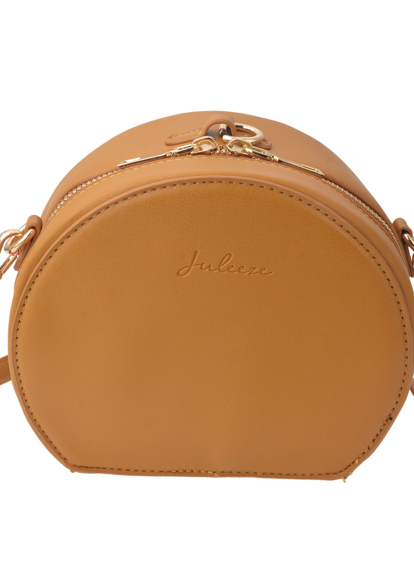 Clayre & Eef Tas 13*15*8 cm bruin JZBG0172CH