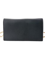 Clayre & Eef Sac 18*10*5 cm / Ø 13 cm noir/jaune JZBG0173