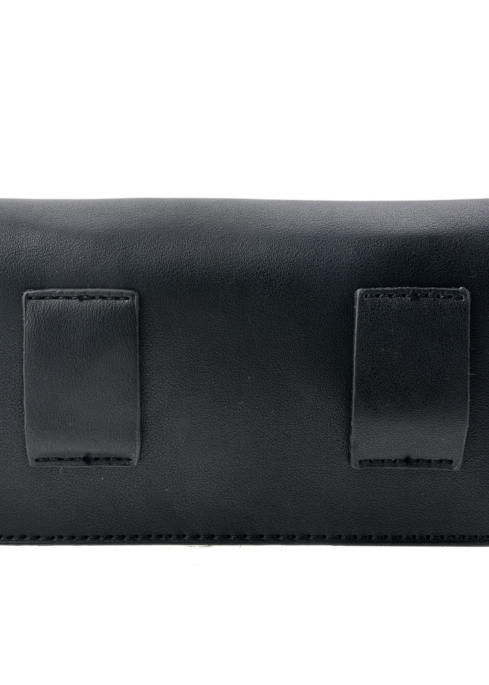 Clayre & Eef Sac 18*10*5 cm / Ø 13 cm noir/jaune JZBG0173