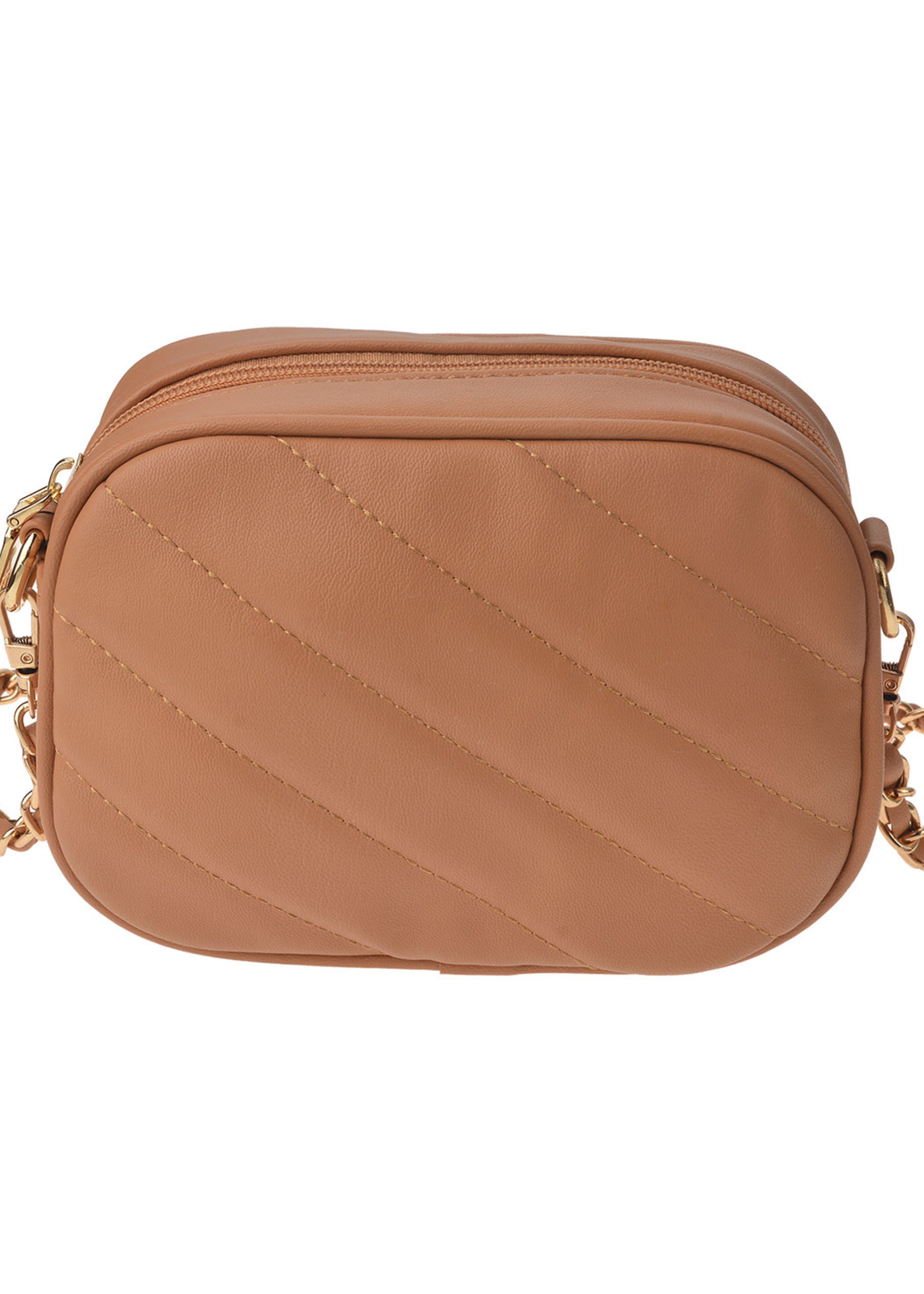 Clayre & Eef Sac 18*13*7 cm bronze brun JZBG0174BE