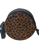 Clayre & Eef Sac Ø 19 cm noir brun JZBG0175