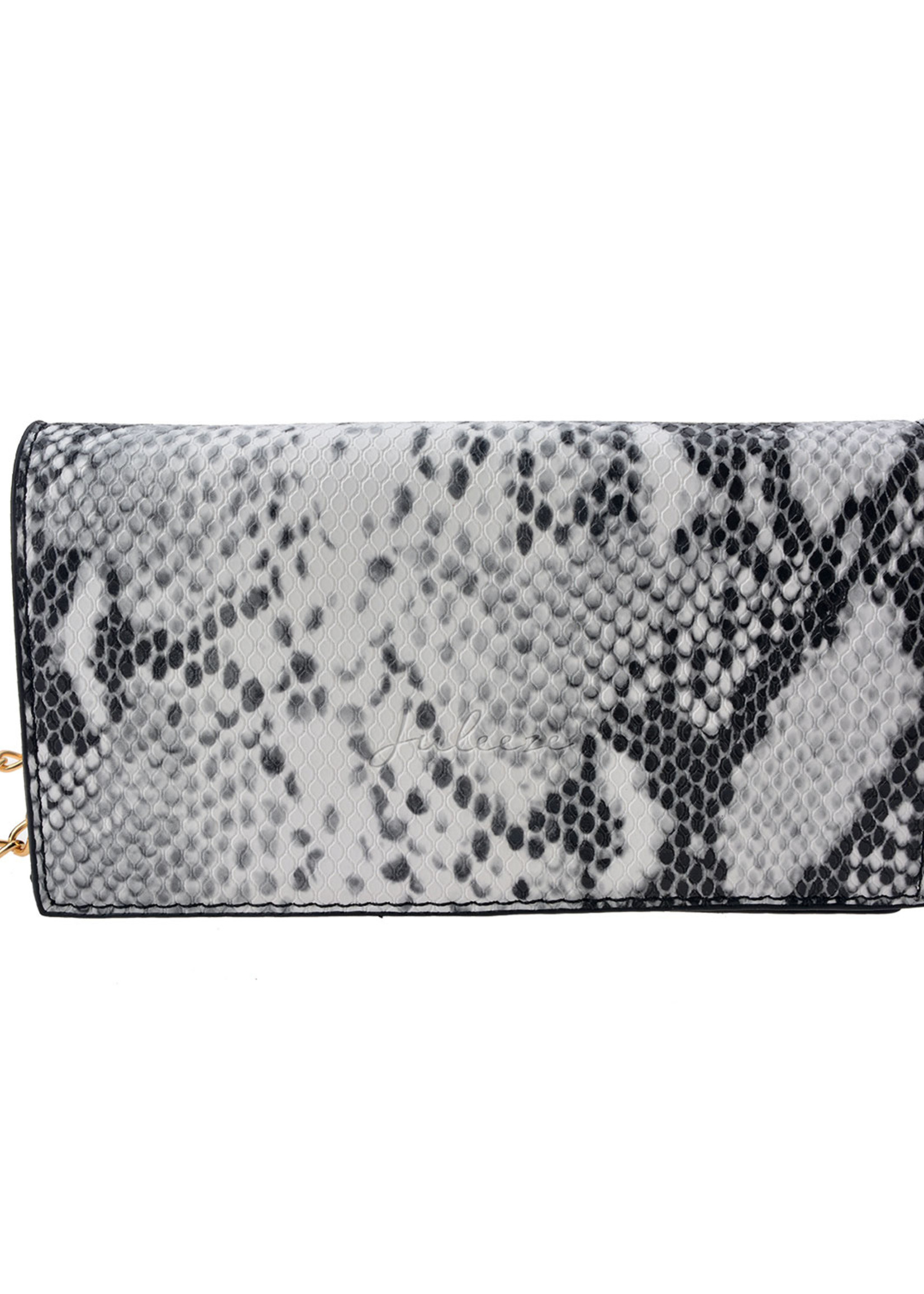 Clayre & Eef Tas 18*10*5 cm / Ø 13 cm zilverkleurig JZBG0176