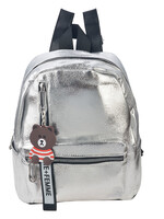 Clayre & Eef Sac 30*25*11 cm couleur argentée JZBG0186ZI