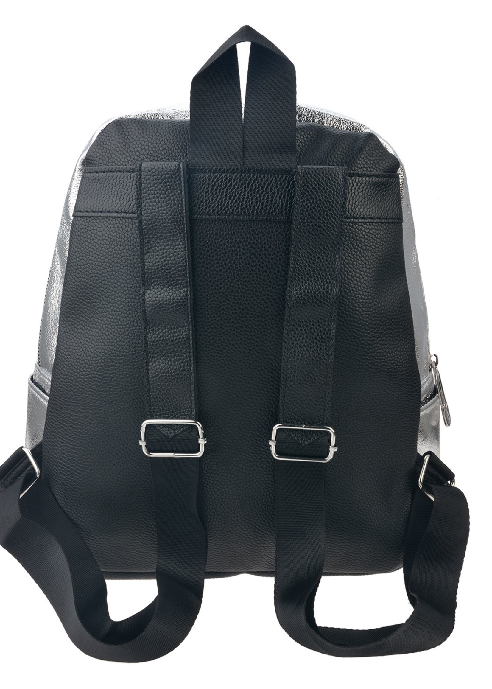 Clayre & Eef Sac 30*25*11 cm couleur argentée JZBG0186ZI