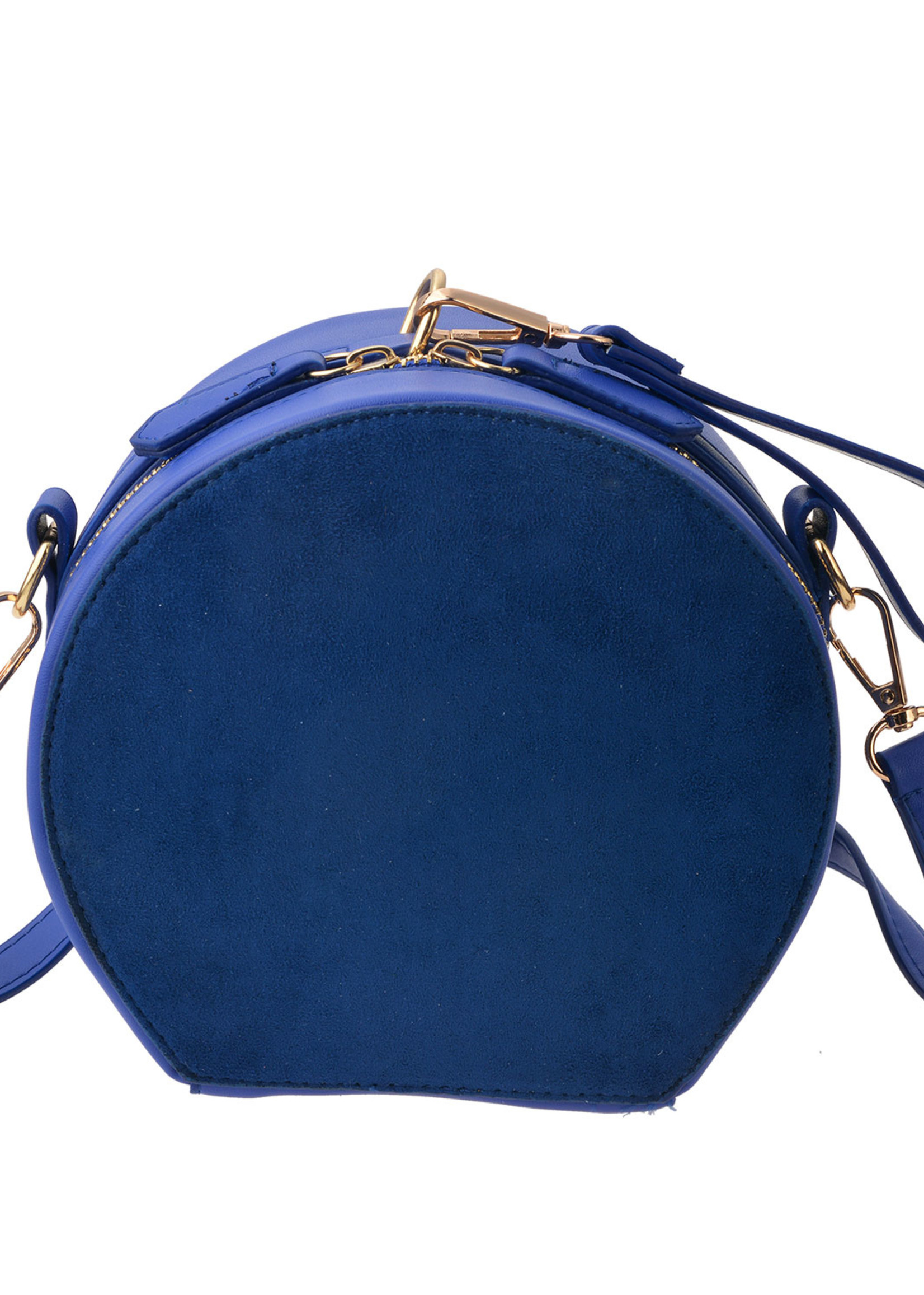 Clayre & Eef Sac 17*16*18 cm bleu JZBG0190BL