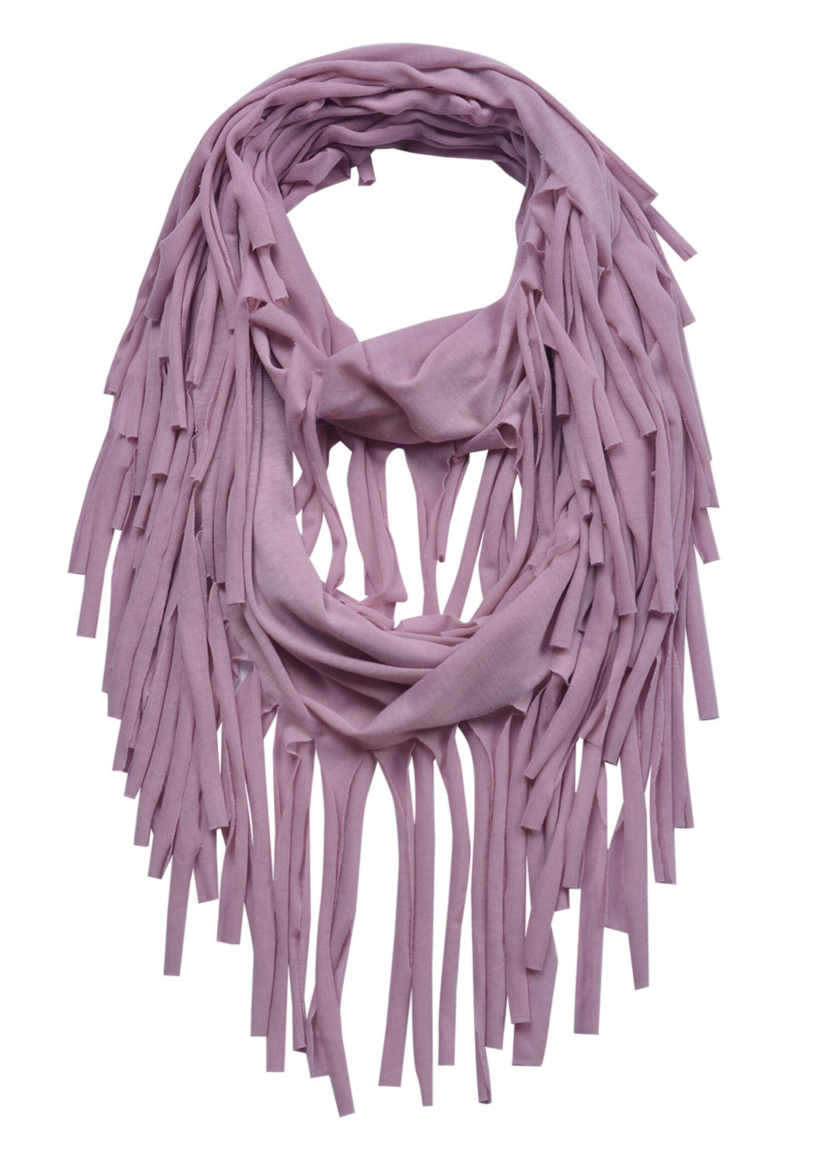 Clayre & Eef Écharpe 40*150 cm rose JZSC0391P