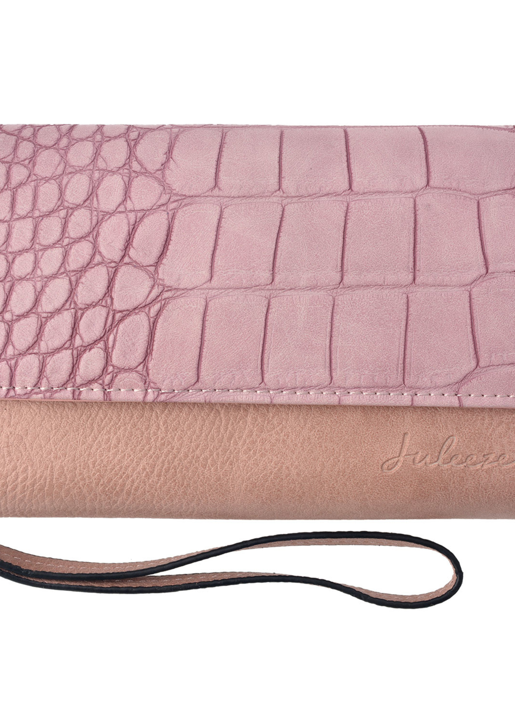 Clayre & Eef Portemonnee 17*10 cm roze JZWA0048P