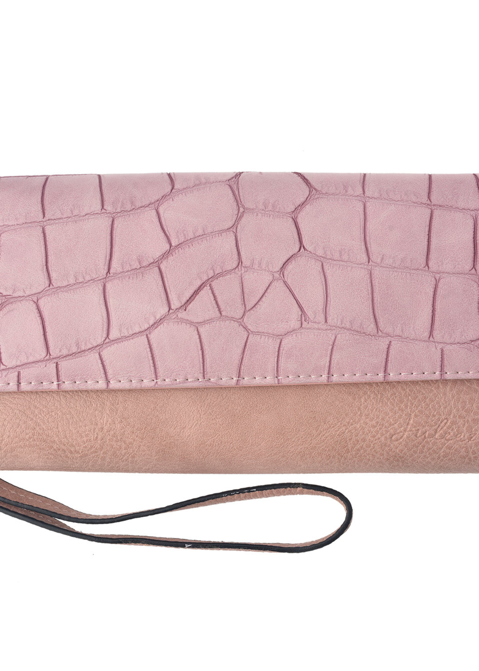 Clayre & Eef Portemonnee 20*10.5 cm roze JZWA0049P