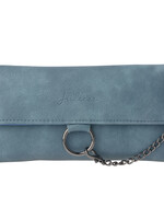 Clayre & Eef Porte-monnaie 19*9 cm bleu JZWA0050BL