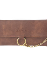 Clayre & Eef Portemonnee 19*9 cm bruin JZWA0050CH