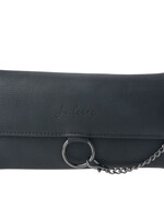 Clayre & Eef Portemonnee 19*9 cm zwart JZWA0050Z