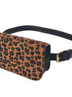 Clayre & Eef Heuptas met riem 19*5*11 cm zwart bruin JZWB0004