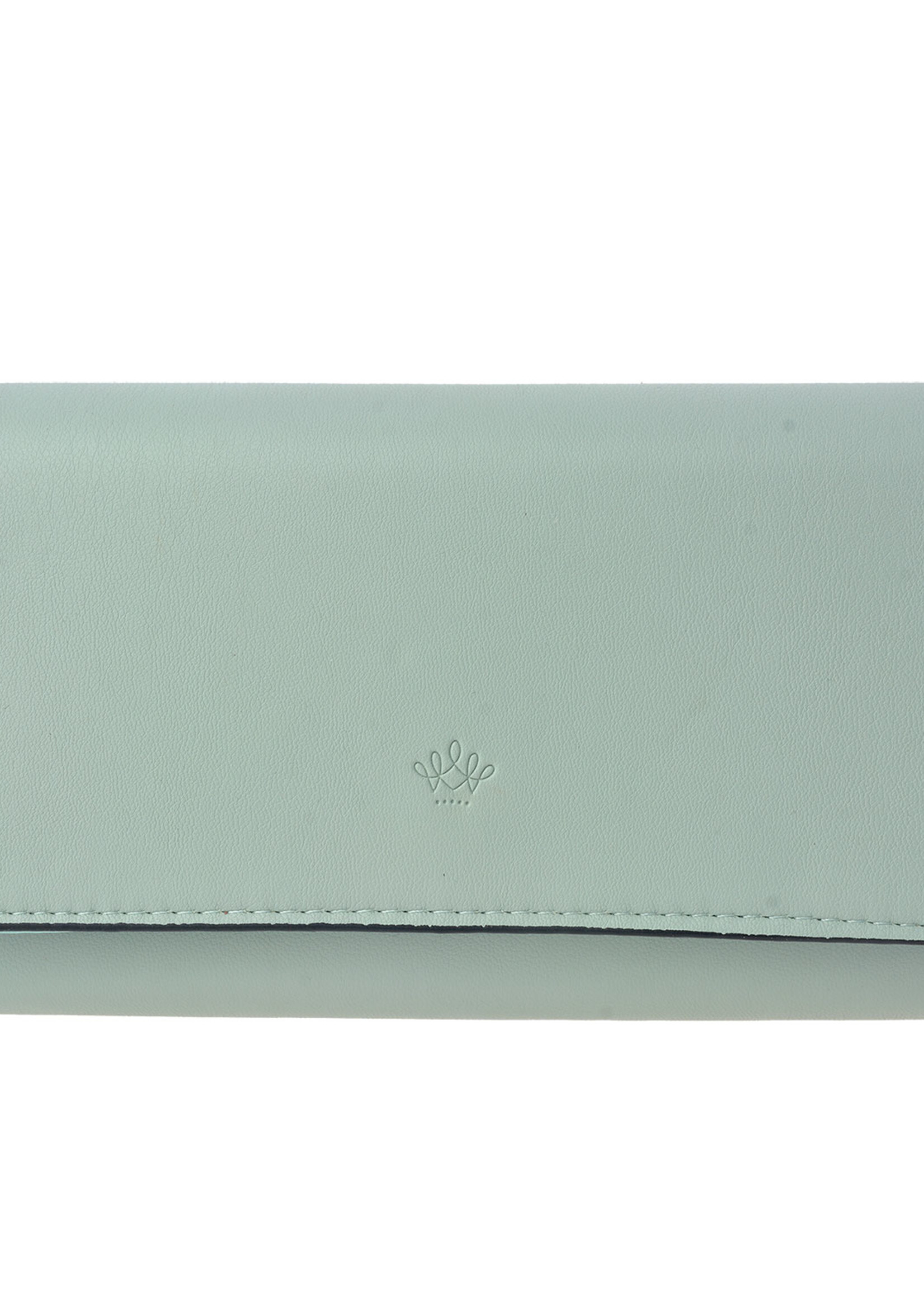 Clayre & Eef Handtas 19*11 cm groen MLBAG0062GR