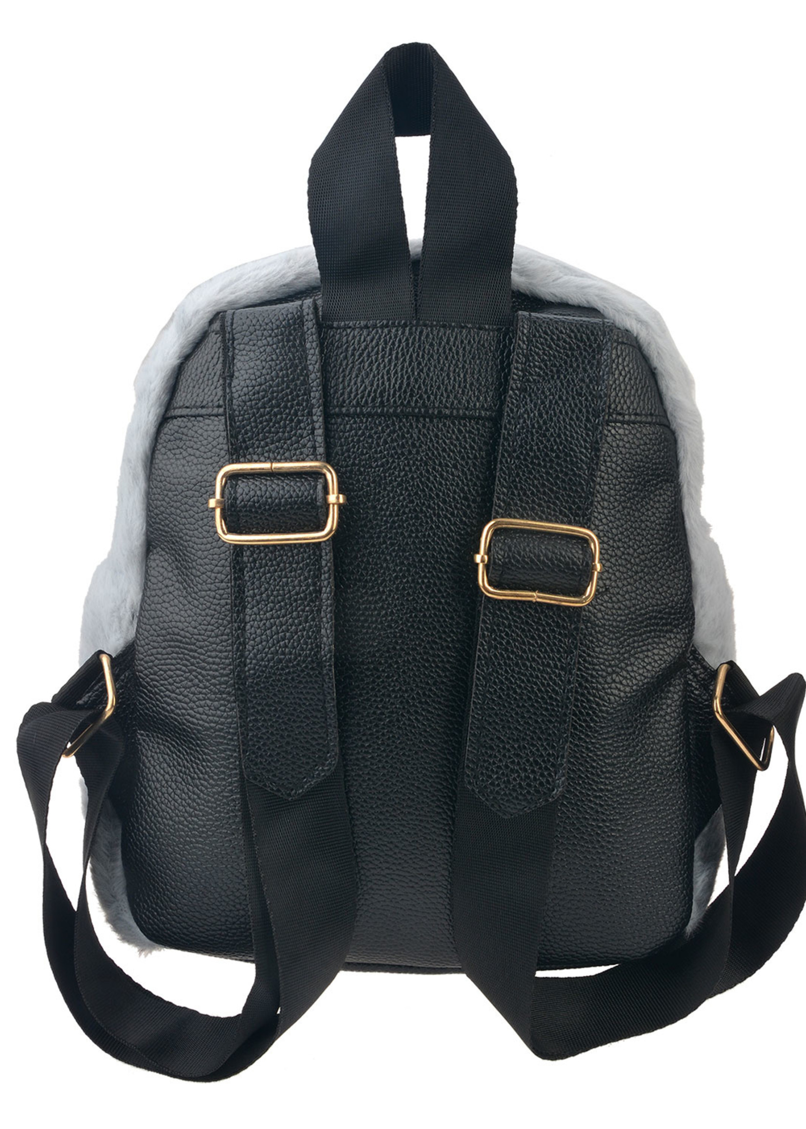 Clayre & Eef Rugzak 24*25 cm blauw MLBAG0079BL