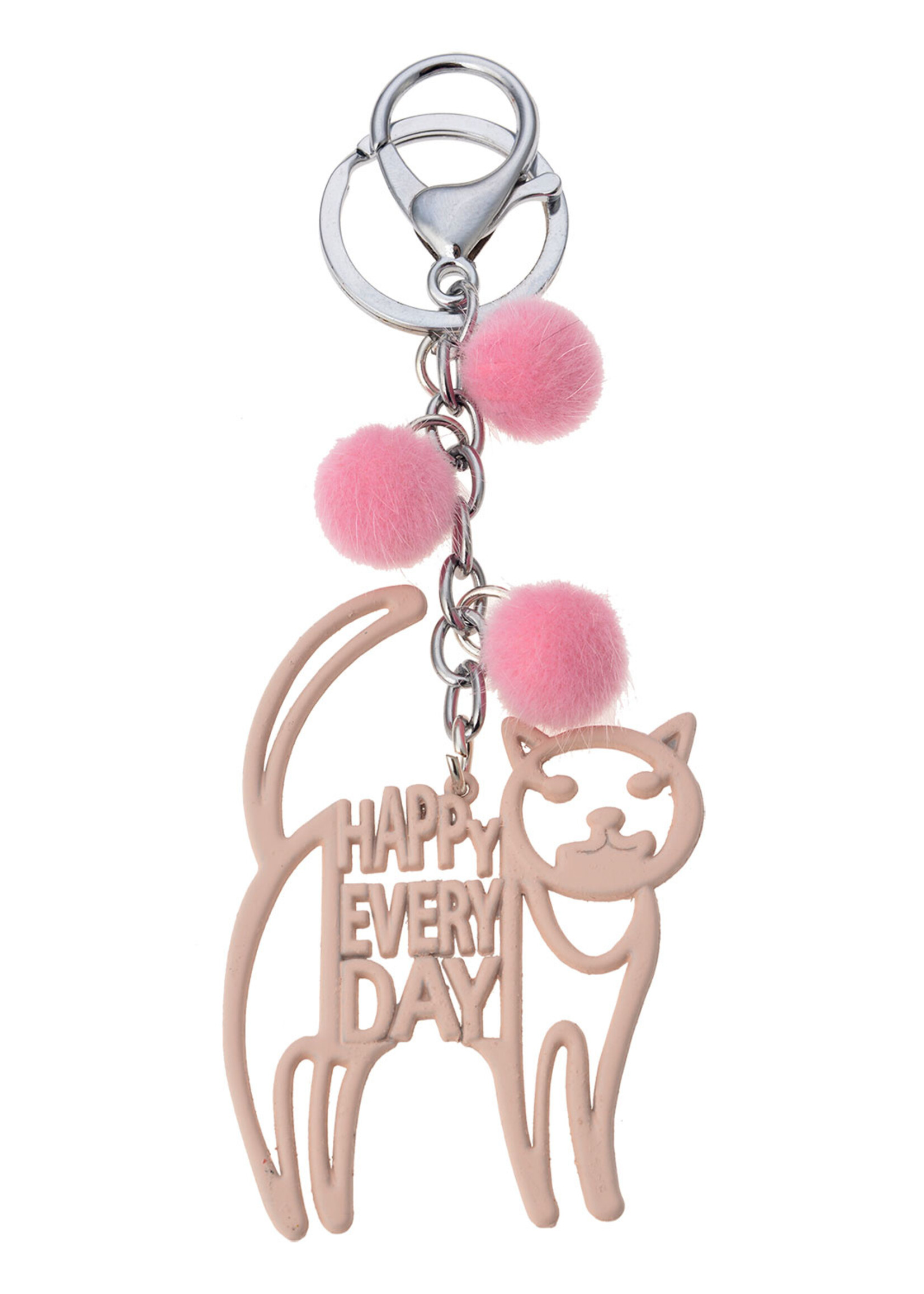 Clayre & Eef Porte-clés rose MLKCH0240