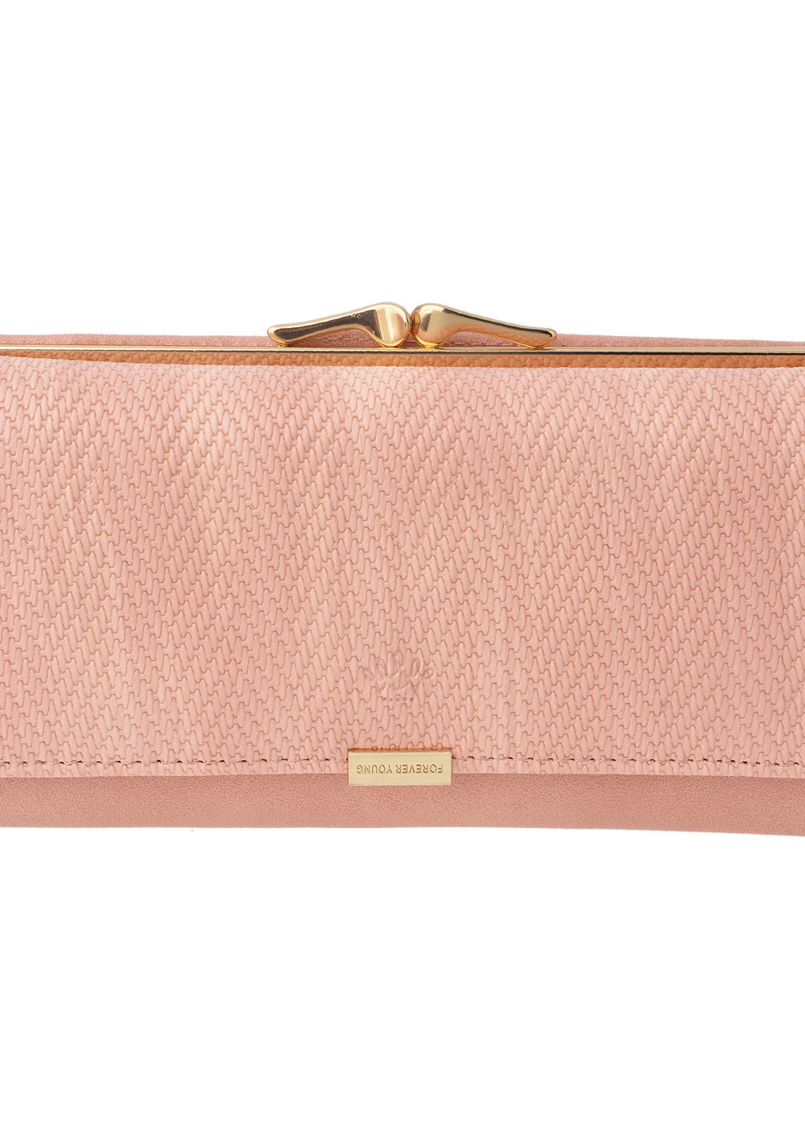 Clayre & Eef Portemonnee 19*10 cm roze MLPU0197P