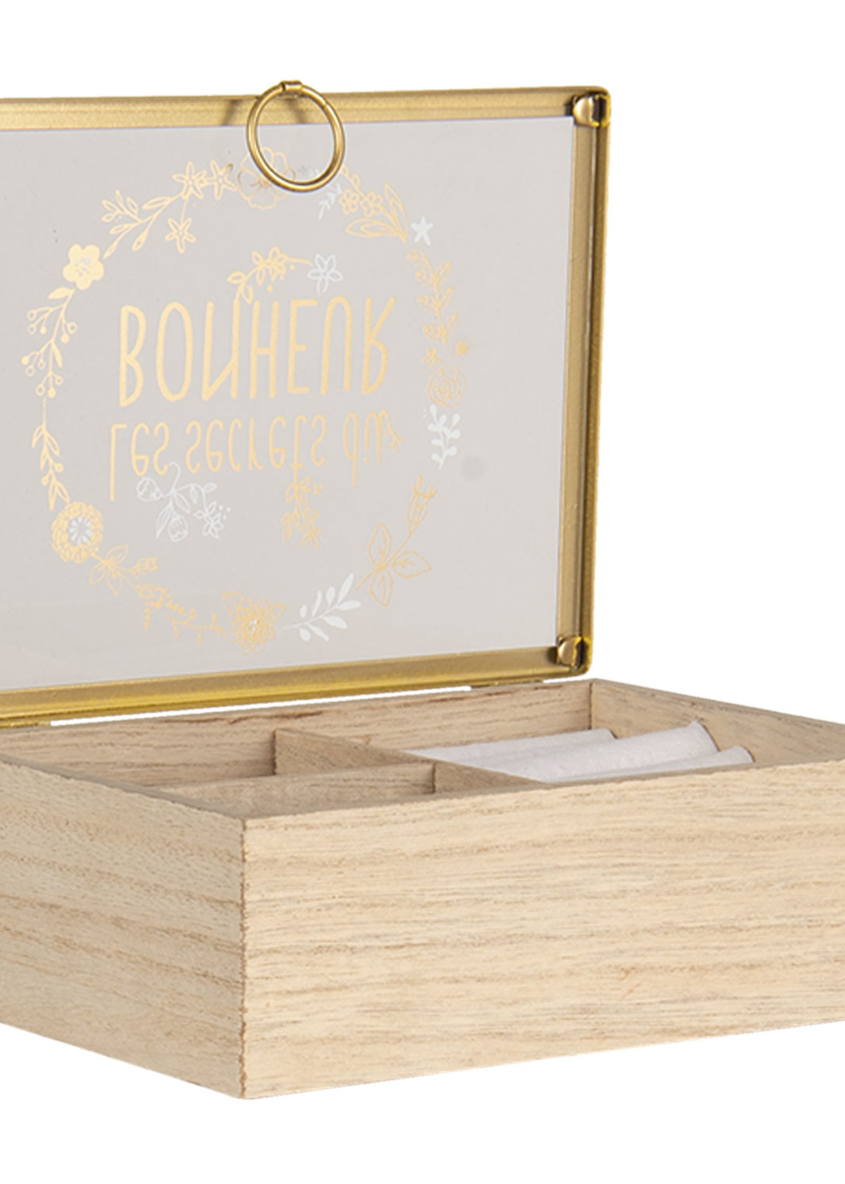 Clayre & Eef Coffret à bijoux 18*6*13 cm 6H1727