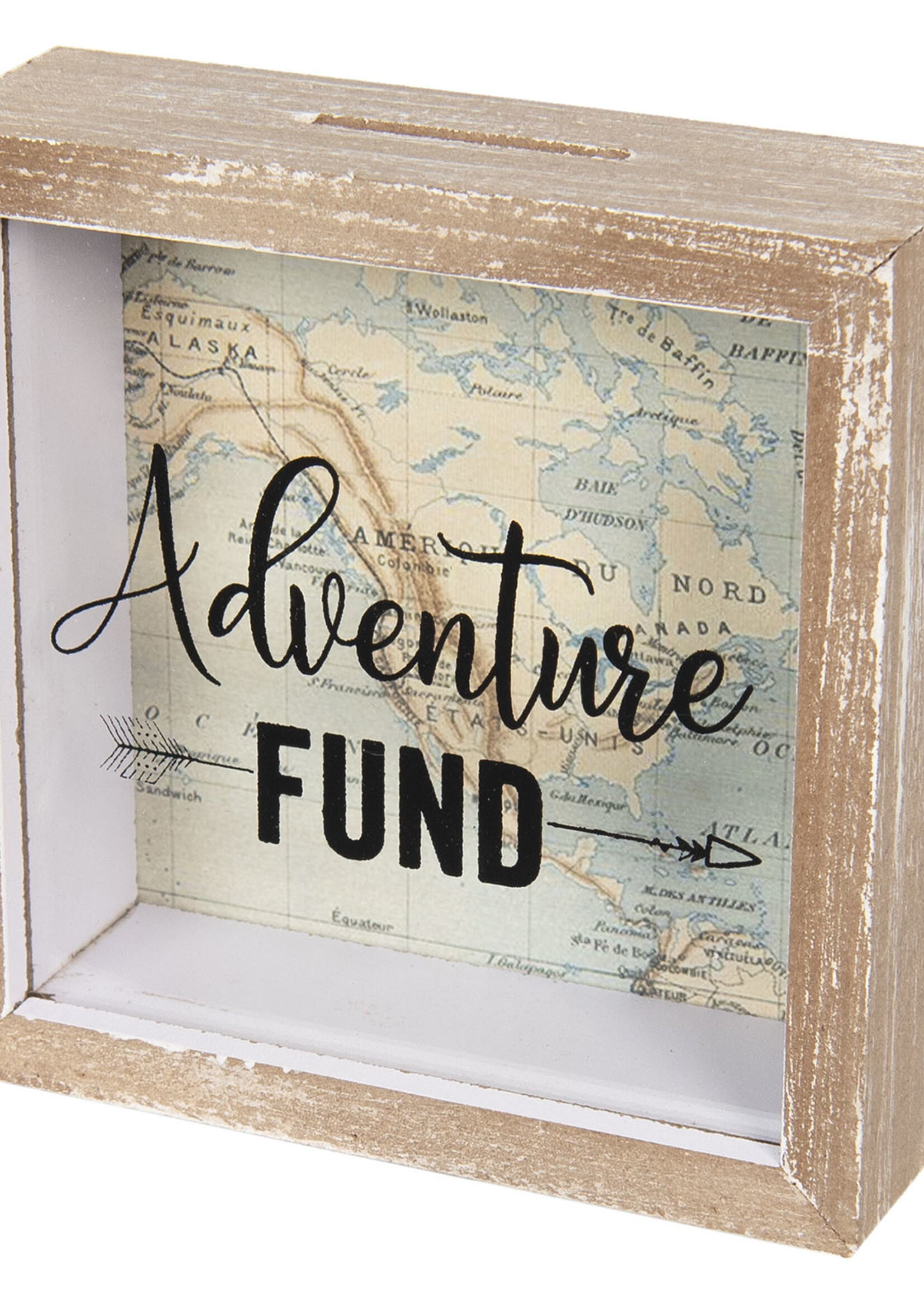 Clayre & Eef Tirelire Adventure Fund 15*5*15 cm 6H1734