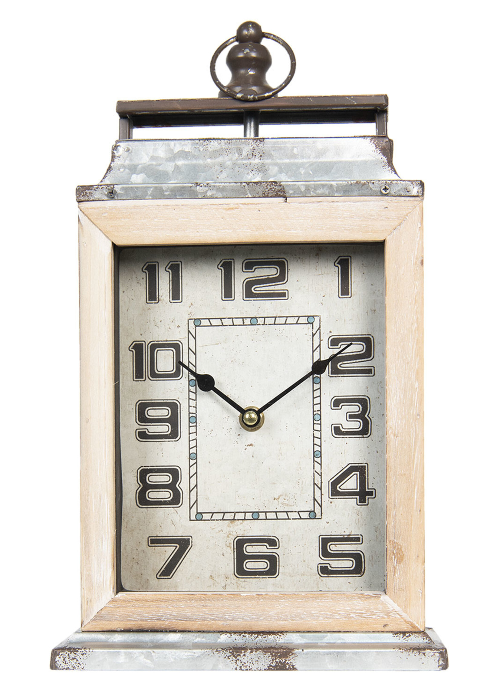 Clayre & Eef Horloge de table 20*8*34 cm / 1*AA 6KL0539