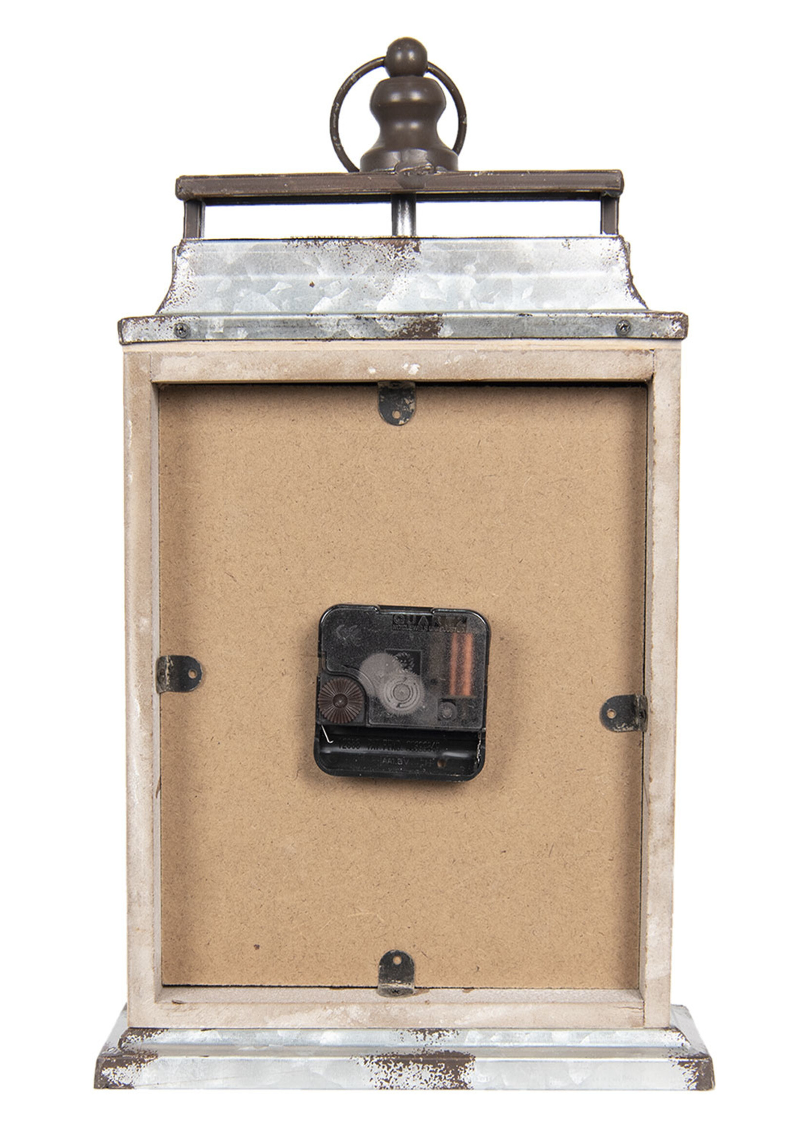 Clayre & Eef Tafelklok 20*8*34 cm / 1*AA 6KL0539