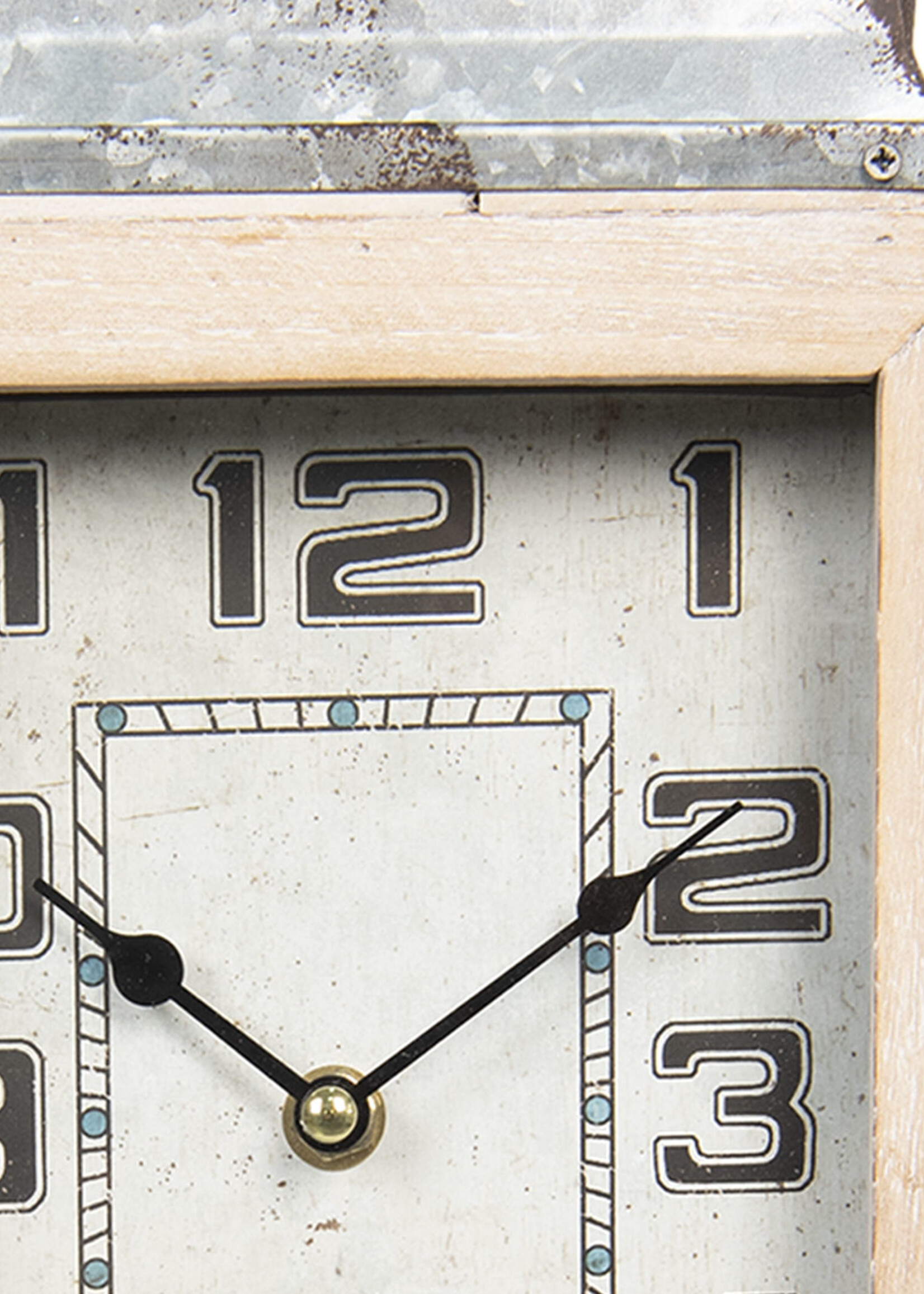 Clayre & Eef Tafelklok 20*8*34 cm / 1*AA 6KL0539