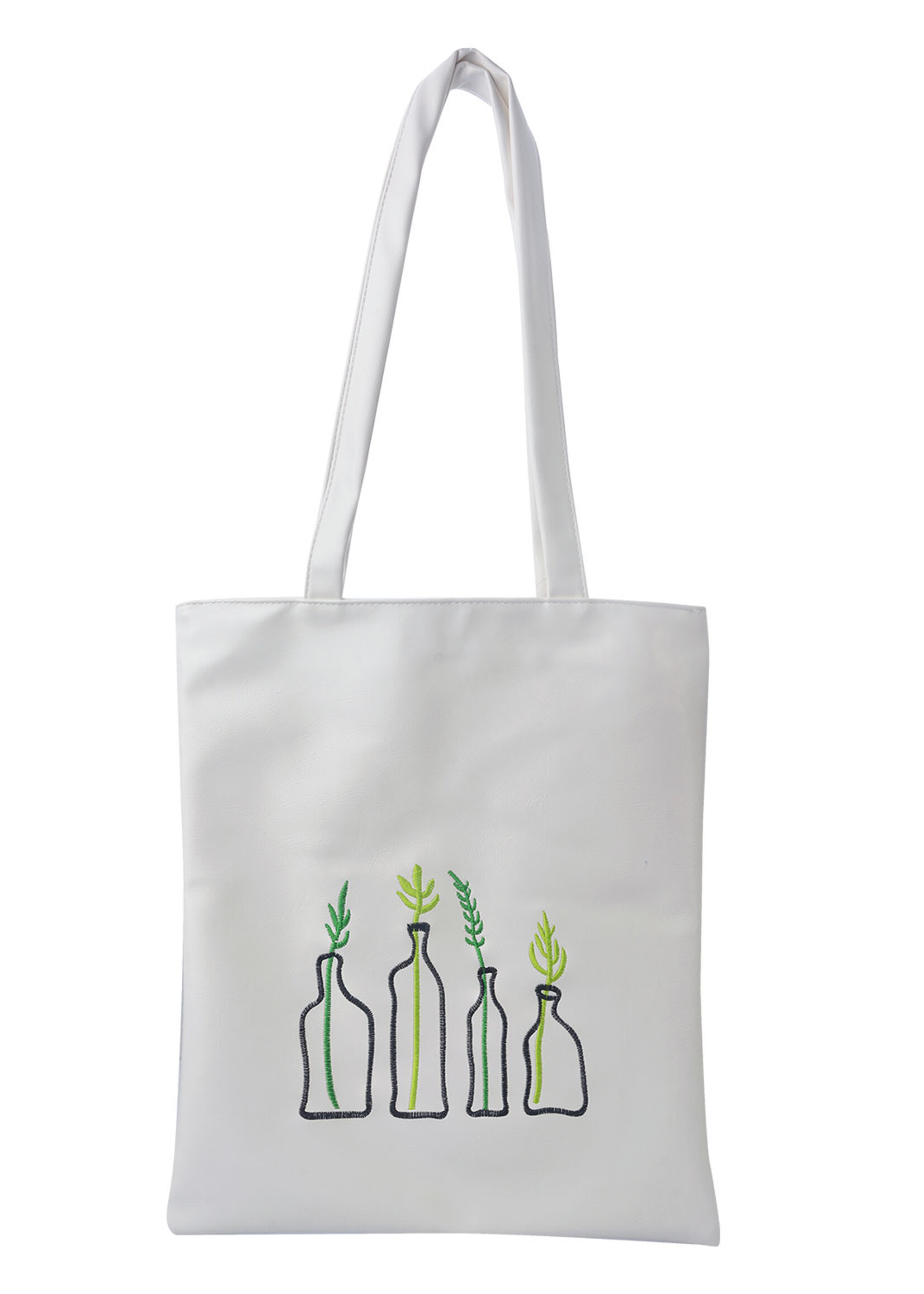 Clayre & Eef Tas 33*37 cm wit MLBAG0339