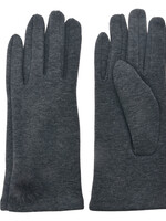 Clayre & Eef Gants 8*24 cm gris MLGL0029G