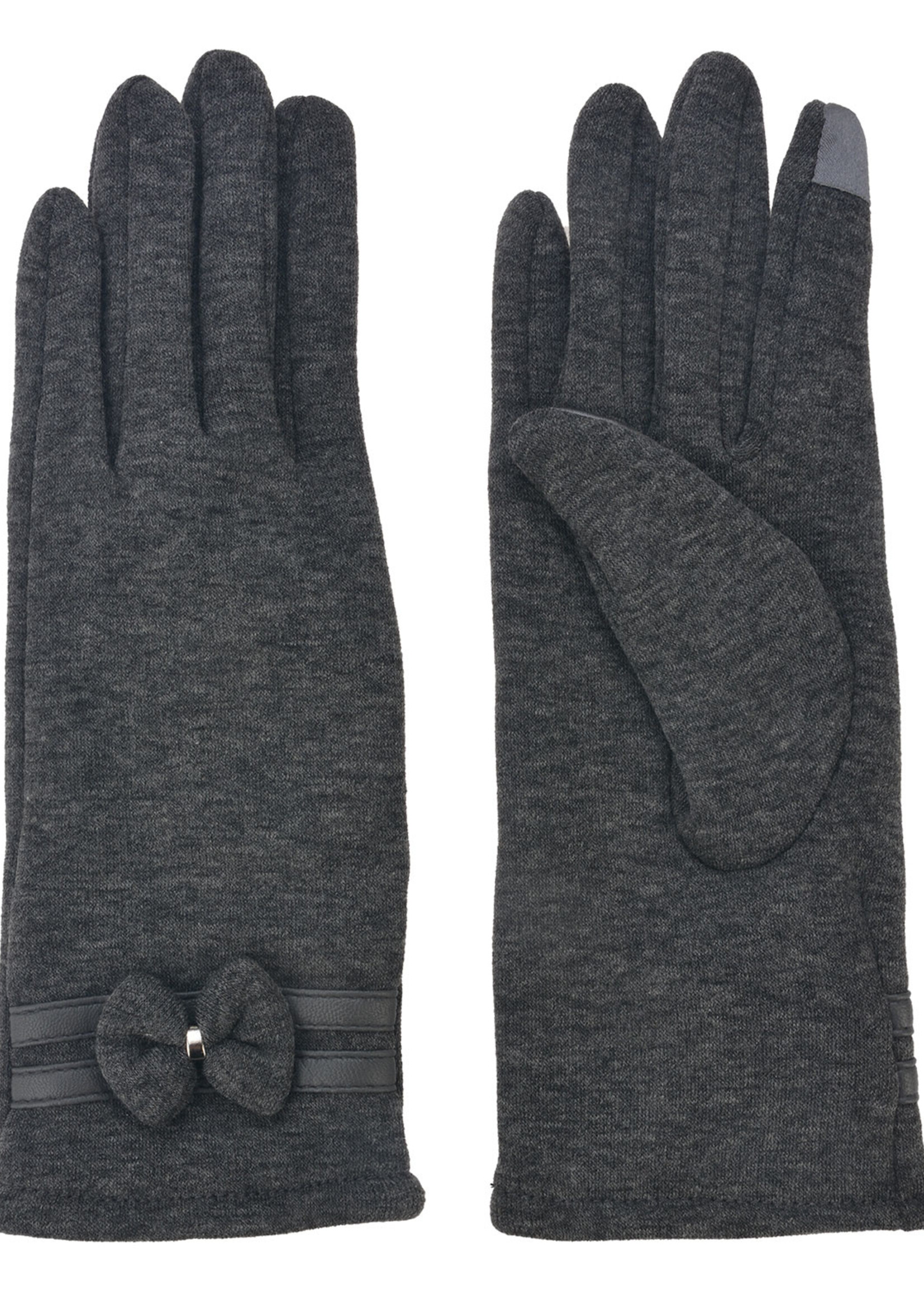 Clayre & Eef Gants 8*24 cm gris MLGL0032G