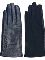 Clayre & Eef Handschoenen 8*24 cm blauw MLGL0035BL