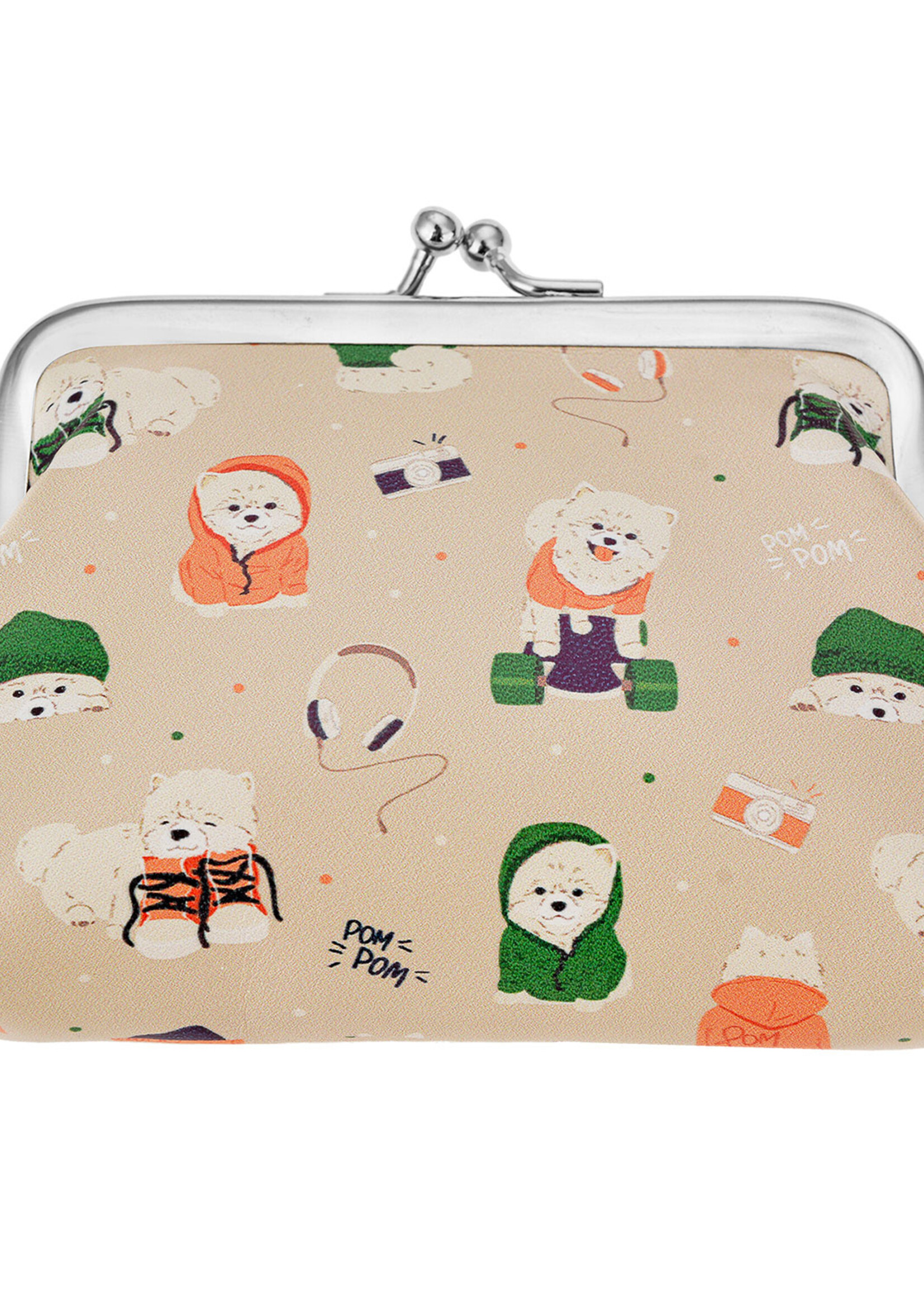 Clayre & Eef Porte-monnaie 12*10 cm multi couleurs MLPU0220