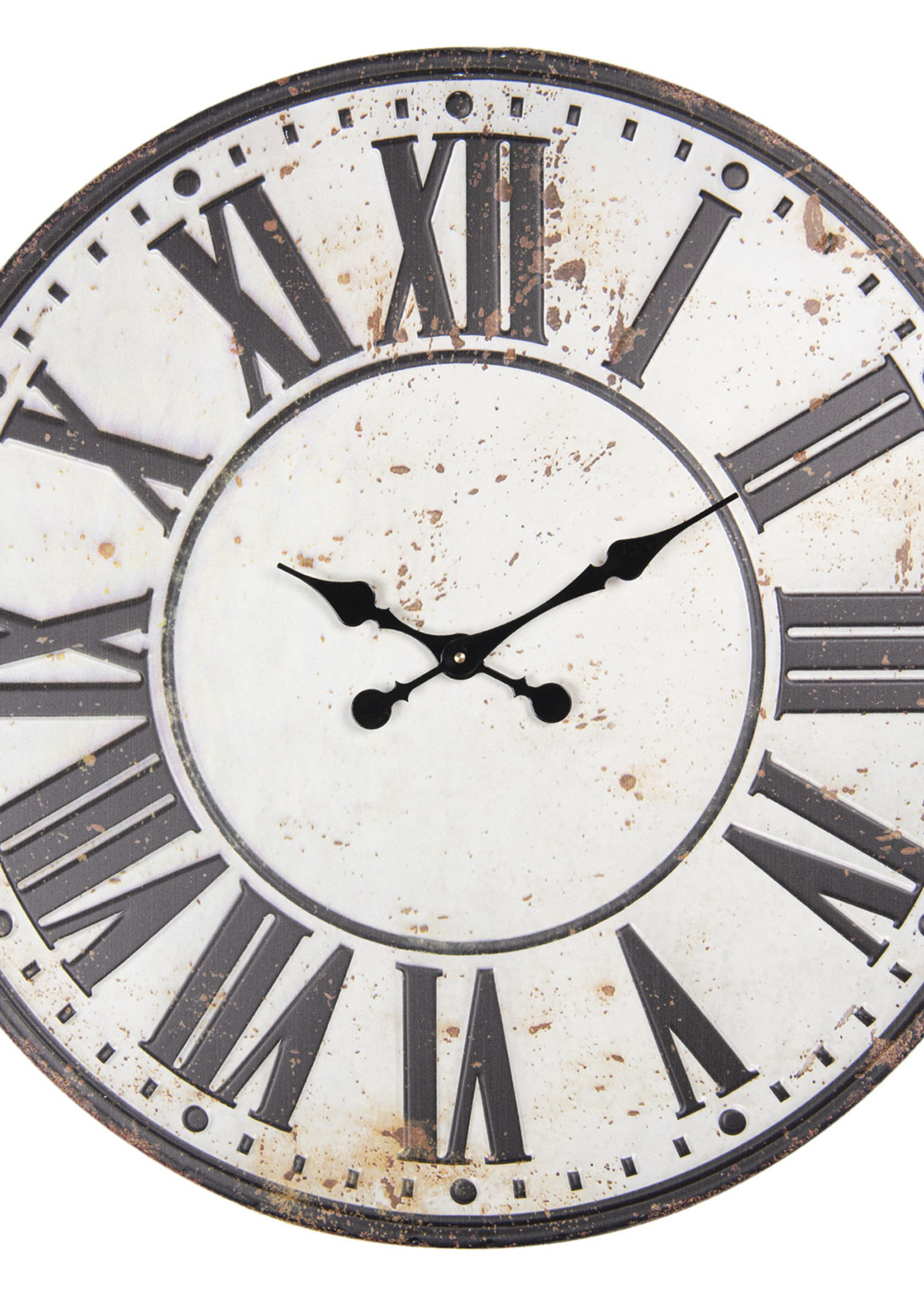 Clayre & Eef Wandklok Ø 70*5 cm / 1*AA 5KL0150