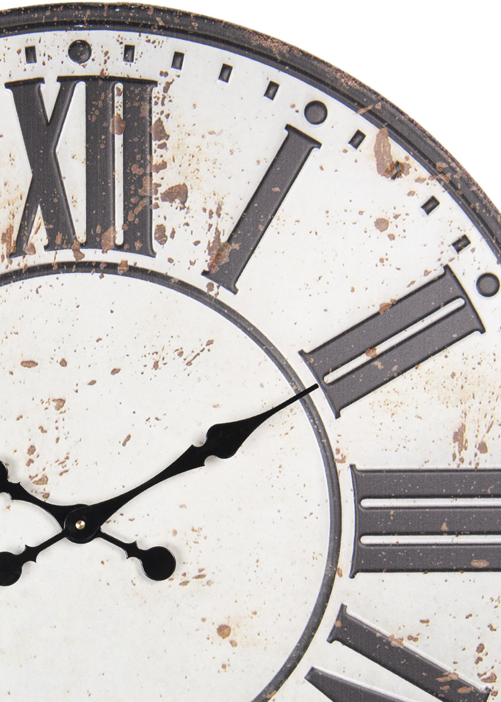 Clayre & Eef Wandklok Ø 70*5 cm / 1*AA 5KL0150