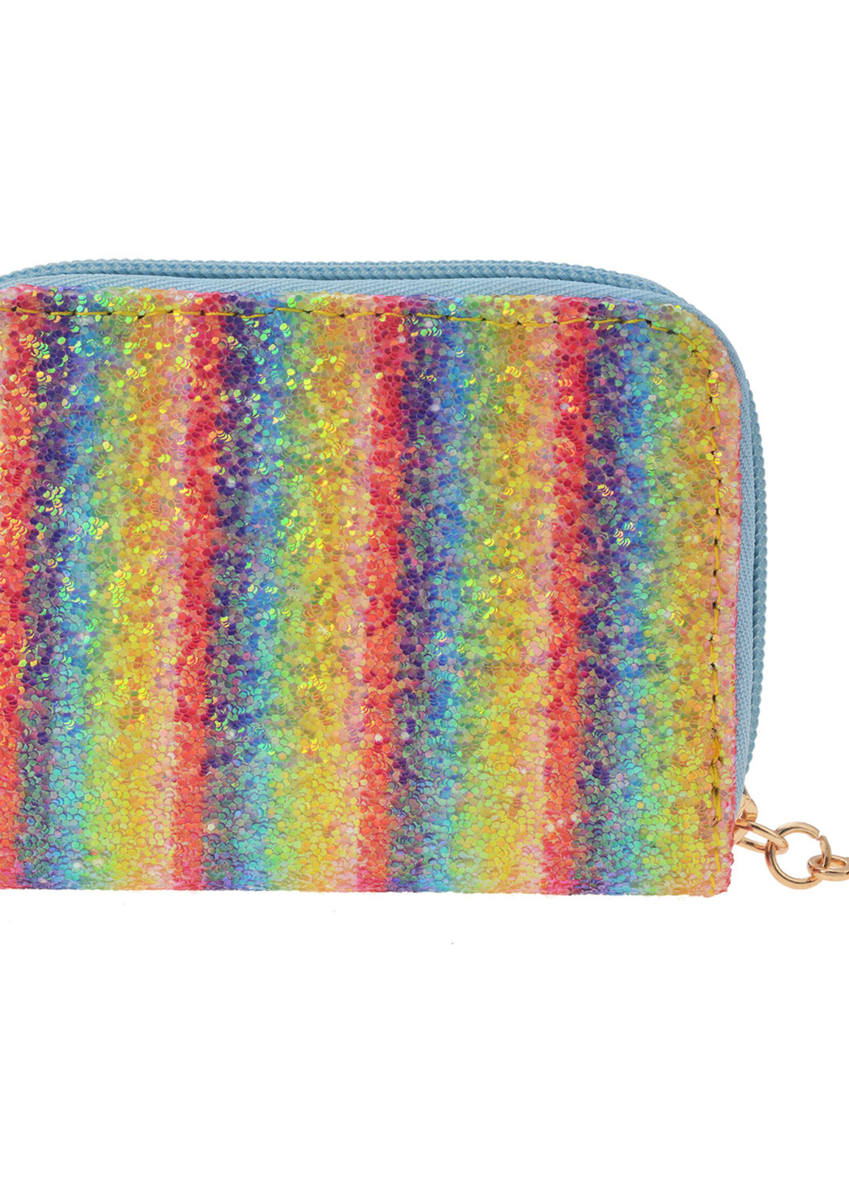 Clayre & Eef Portemonnee 10*8 cm meerkleurig MLPU0230